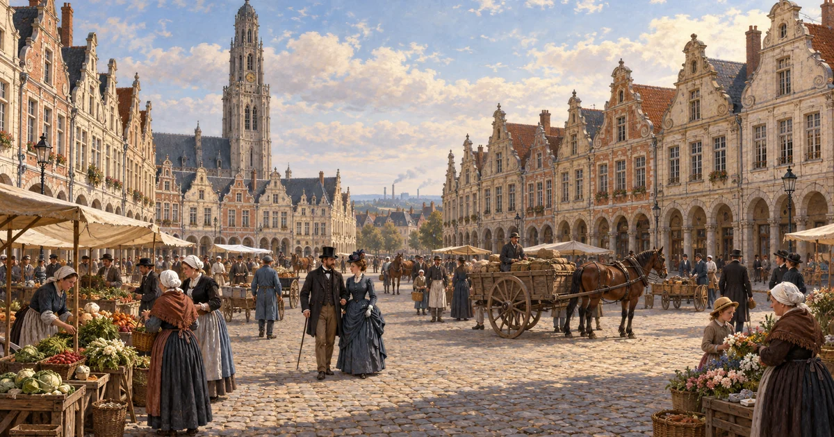 Arras in the nineteenth century, an administrative town eclipsed by industrial Lille and the mining basin