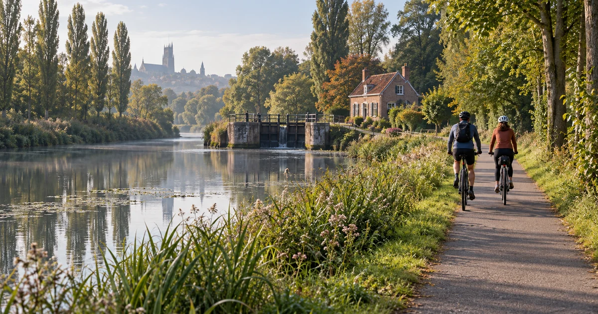 Cycling around Arras, along the Scarpe and on the cycle routes of the Artois