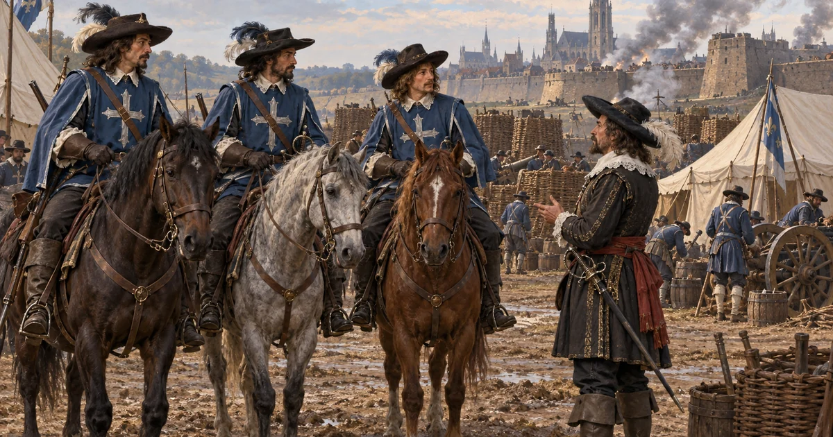 D'Artagnan, the musketeers and the siege of Arras of 1640, between history and legend