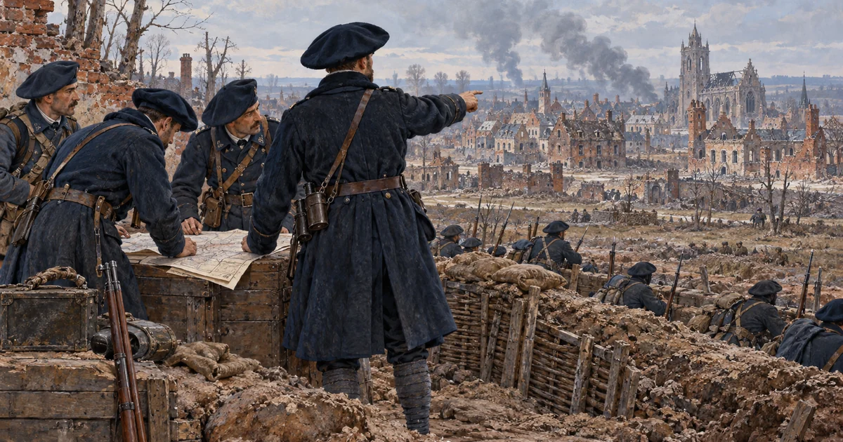 General Barbot, defender of Arras in the autumn of 1914 during the First World War