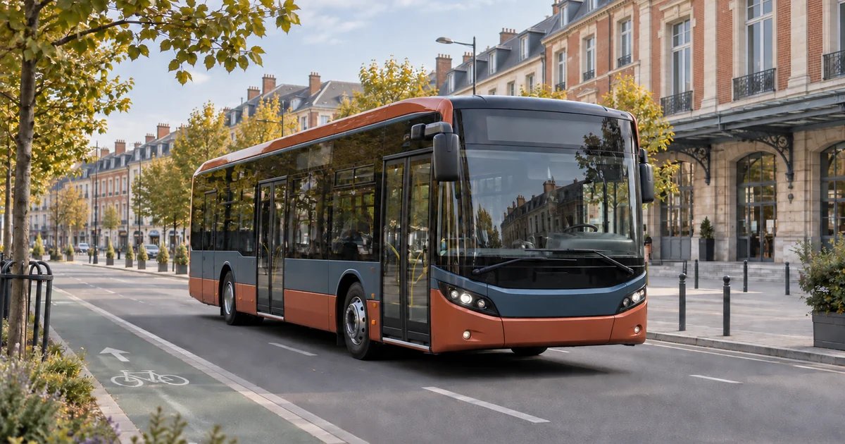 Bus of the Artis network in Arras, urban transport serving the town centre and the conurbation