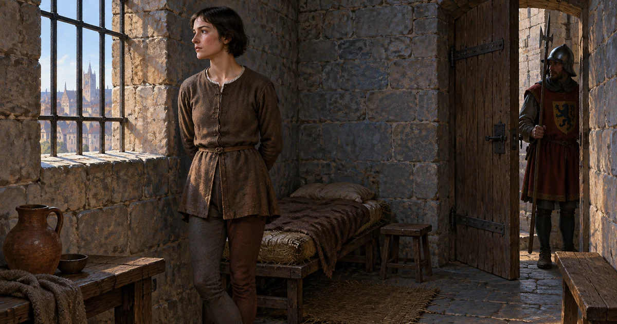 Joan of Arc prisoner of the Burgundians in the Artois