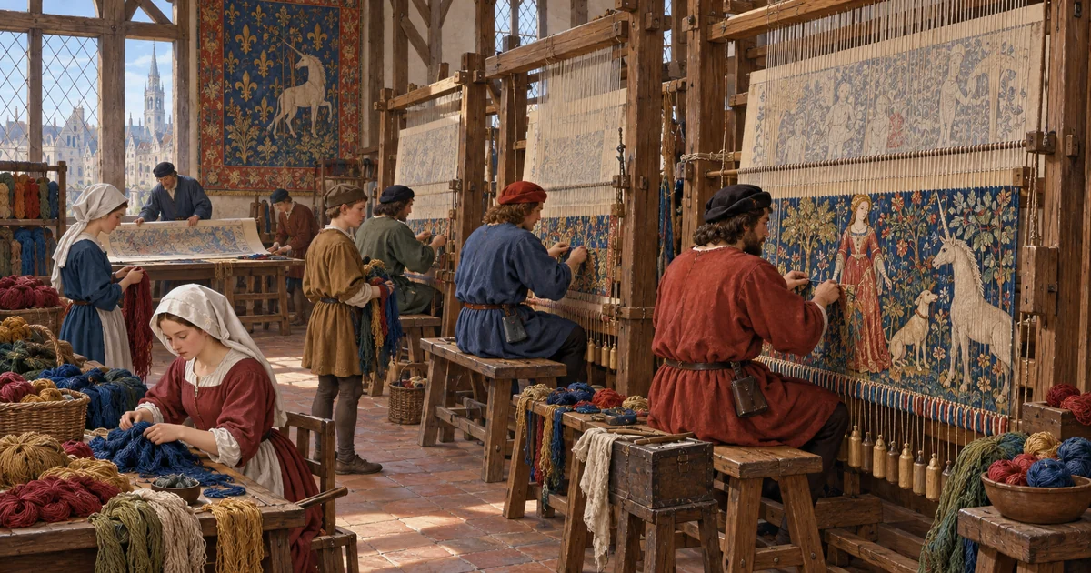 The tapestries of Arras, an art that gave its name to the hanging in Europe