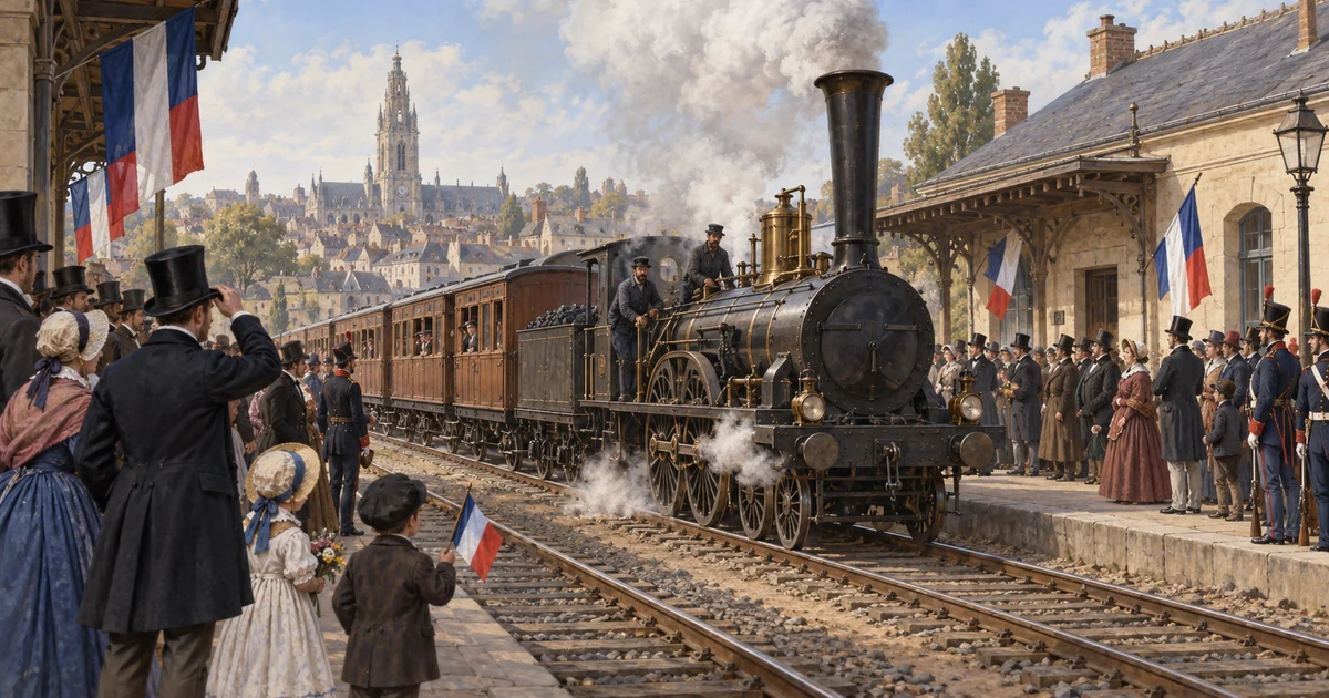 The arrival of the railway in Arras in 1846 on the line of the North linking Paris to Lille