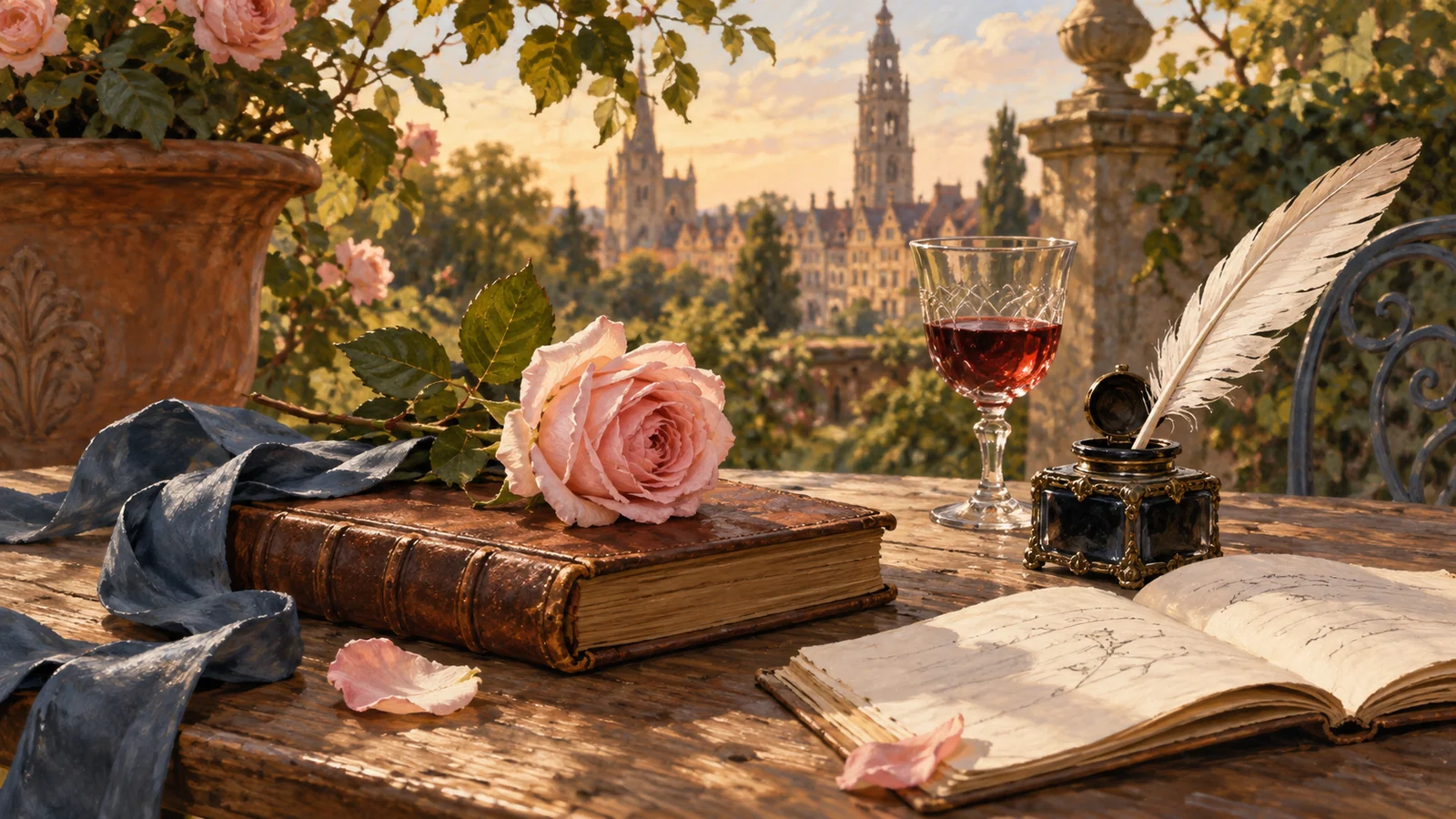The Rosati of Arras, a poetic society of the Enlightenment celebrating the rose and friendship