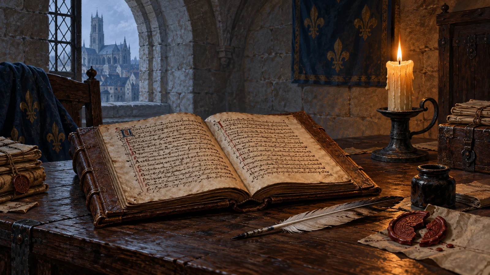 The Vauderie of Arras of 1460, witch-hunt and stakes