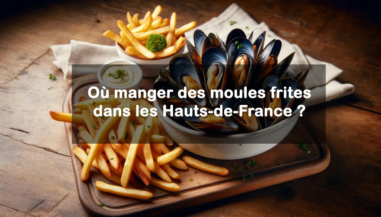 manger des moules frites dans les Hauts-de-France