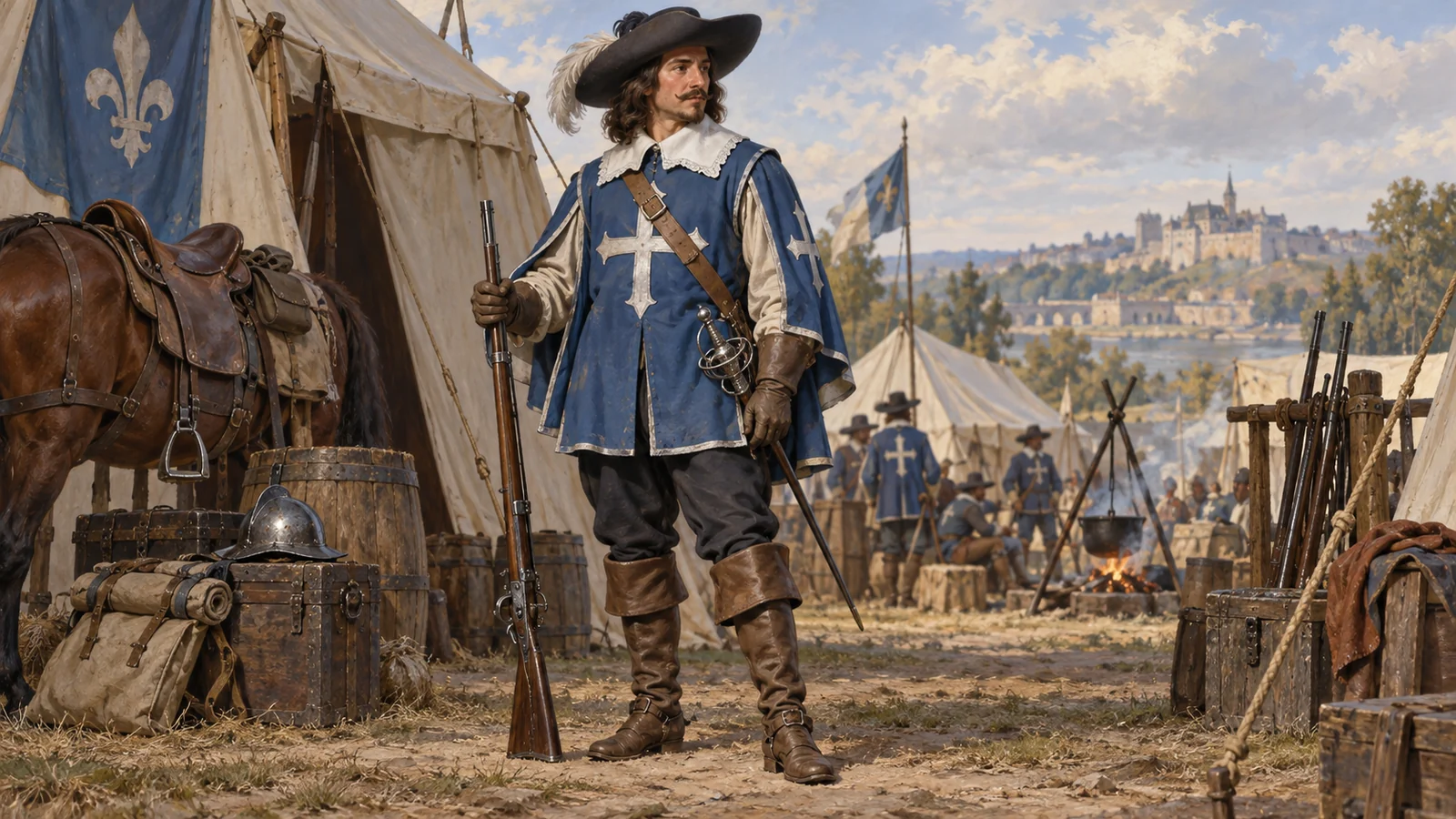 D’Artagnan, les mousquetaires et le siege d’Arras de 1640, entre histoire et legende