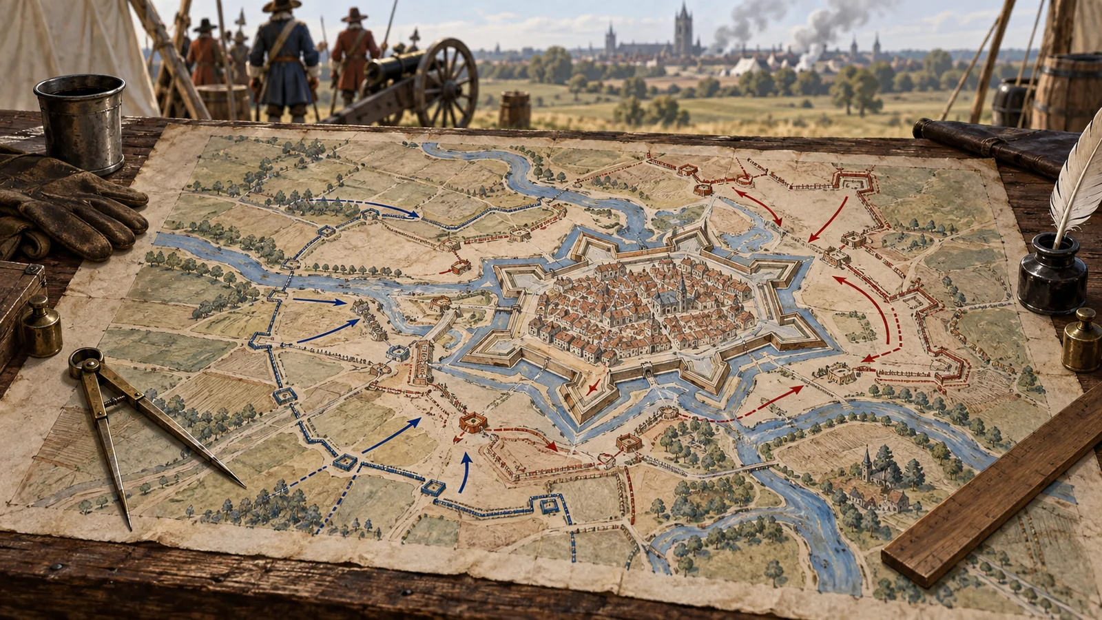 Le secours d’Arras de 1654, Turenne brisant le siege de Conde