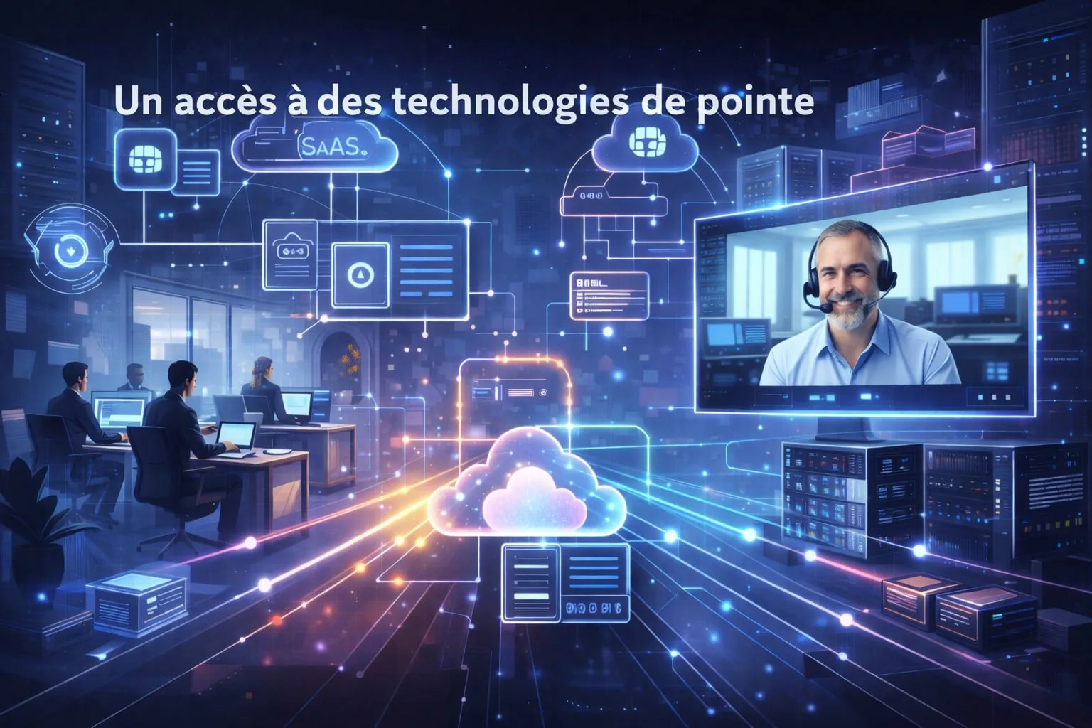 Outsourcing IT management gives access to advanced technologies