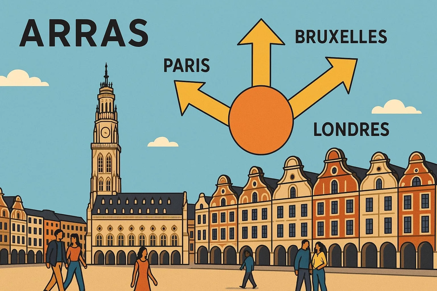 Arras, a bridge between France and northern Europe