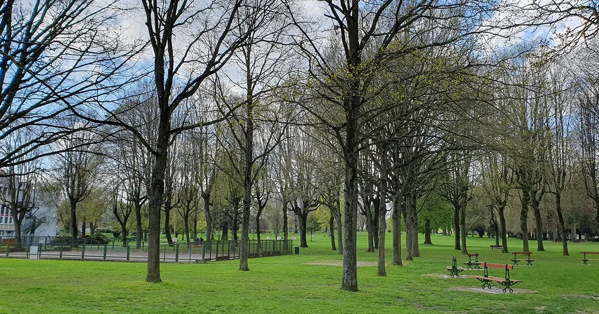 vue du boulodrome