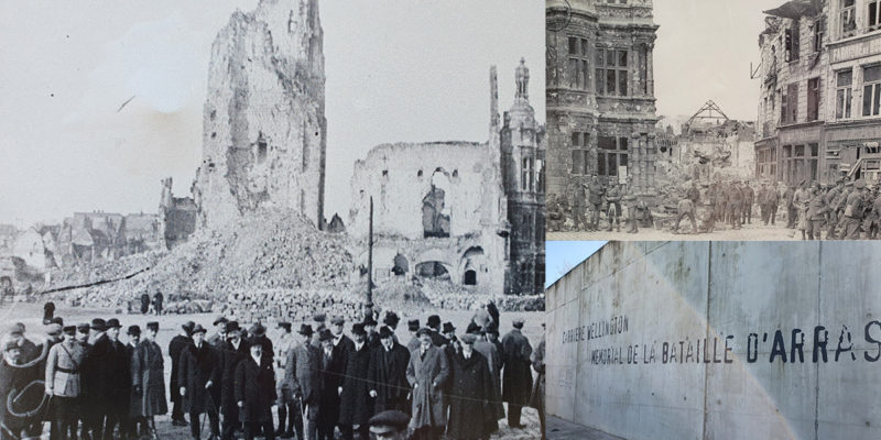 arras durant la guerre 14 18 beffroi détruit