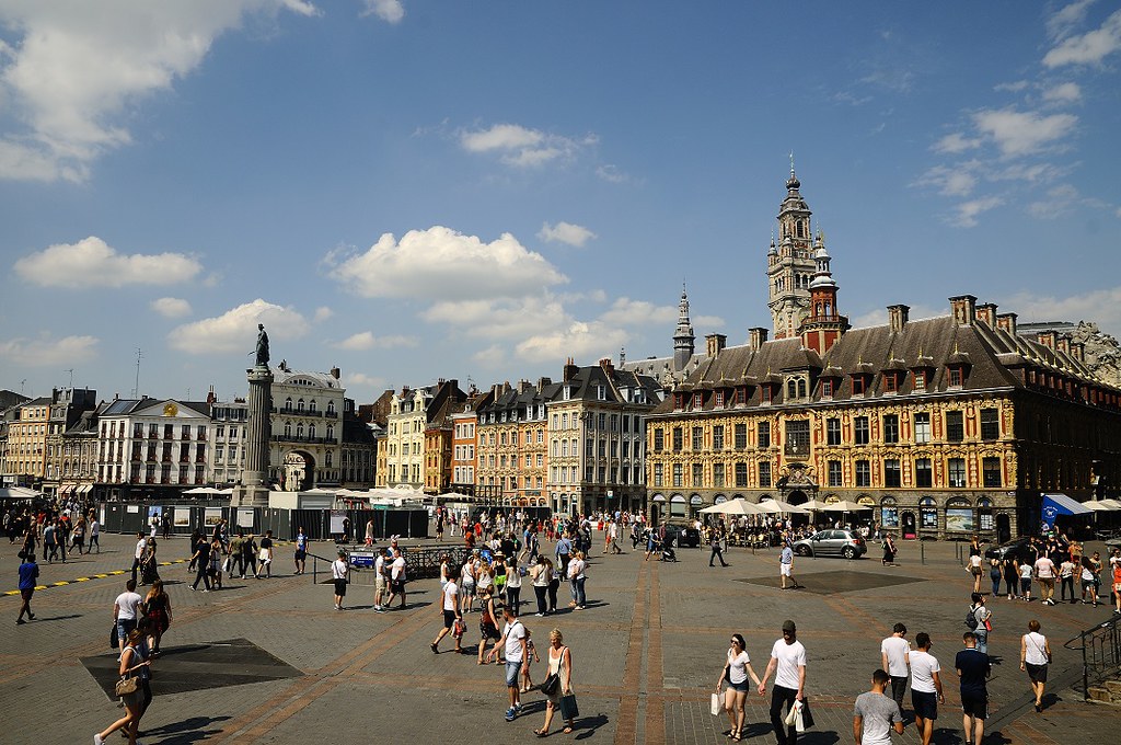 La ville de Lille Grand-Place de Lille