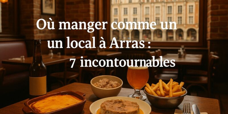 Où manger comme un local à Arras 7 adresses incontournables