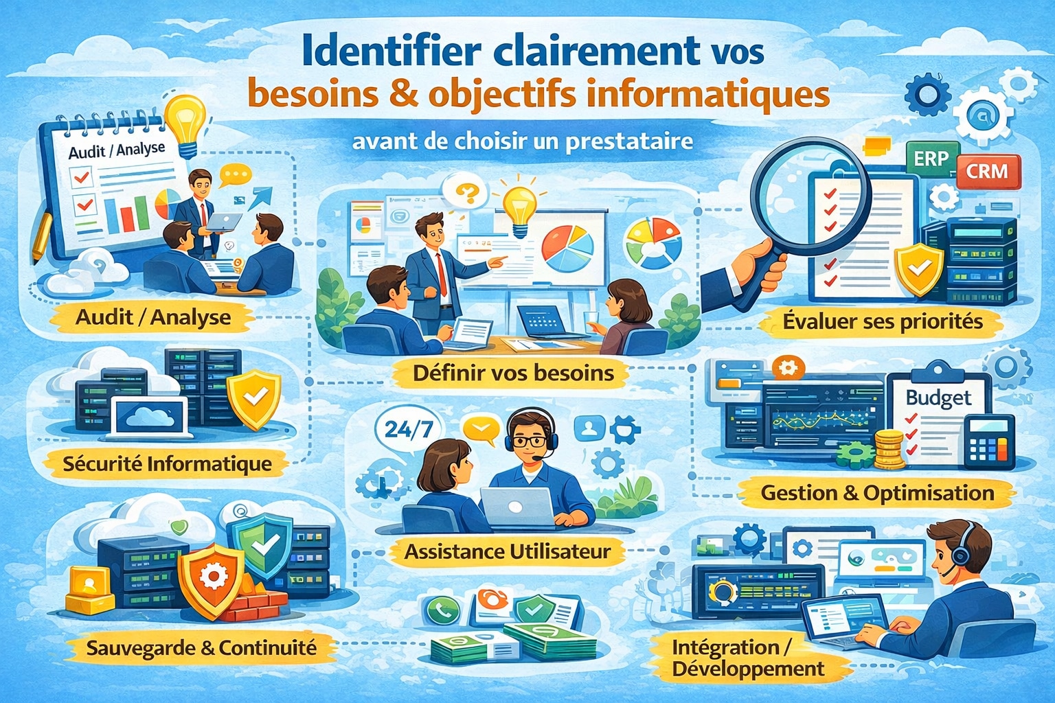 indentifier besoins informatiques entreprise