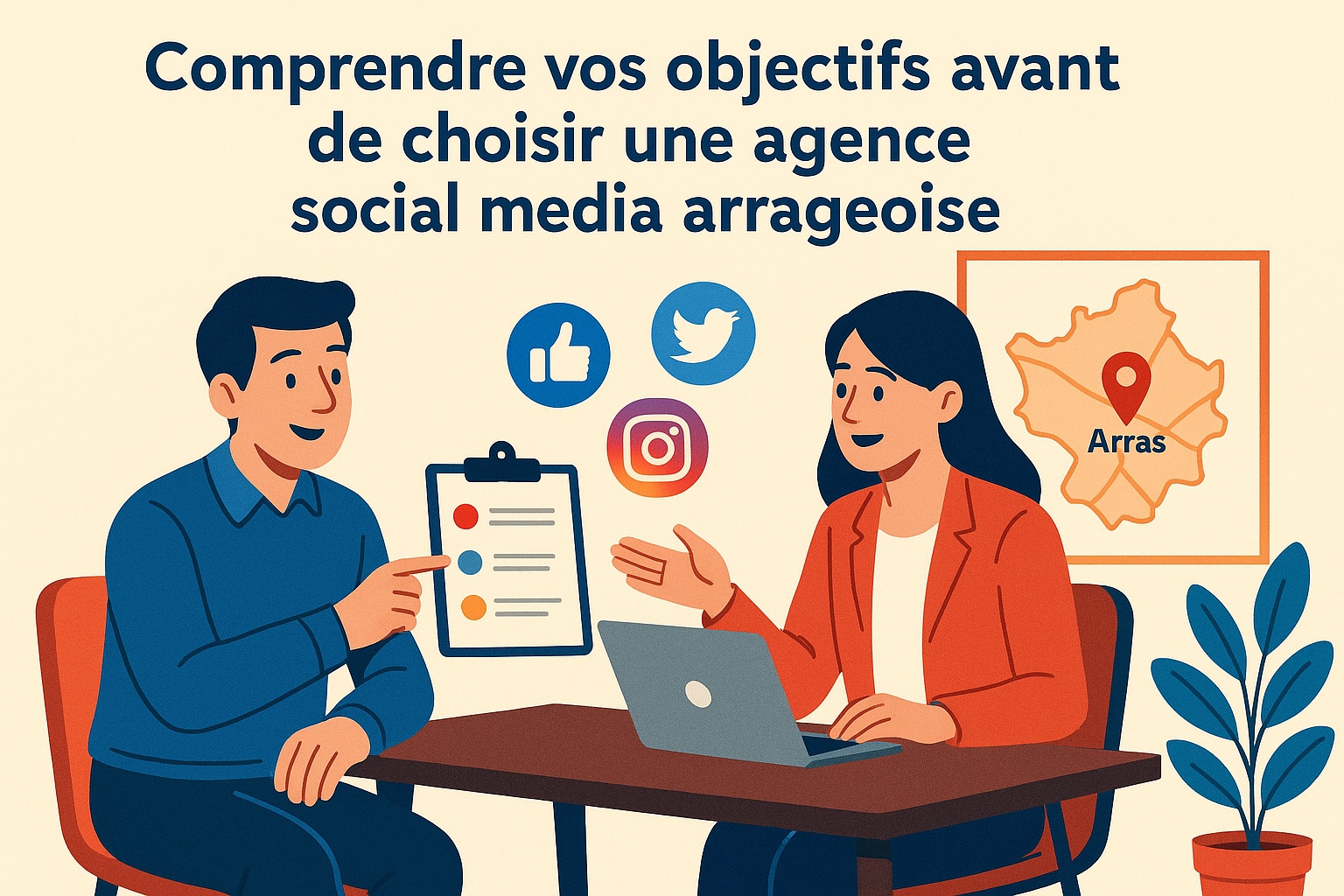 strategie objectifs agence de communication social media arras